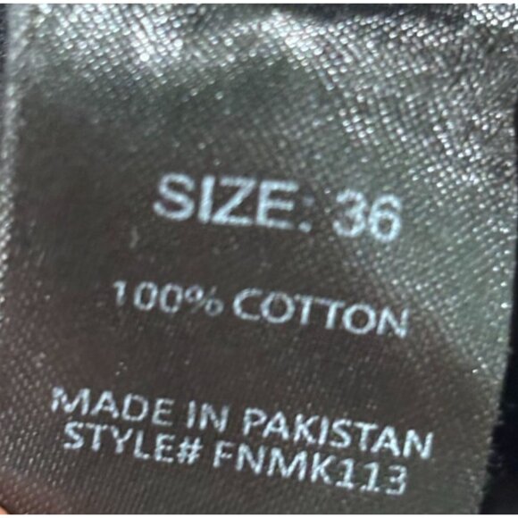 Nova Men Zigzag Pattern Denim Jeans Size 36 - Picture 12 of 13